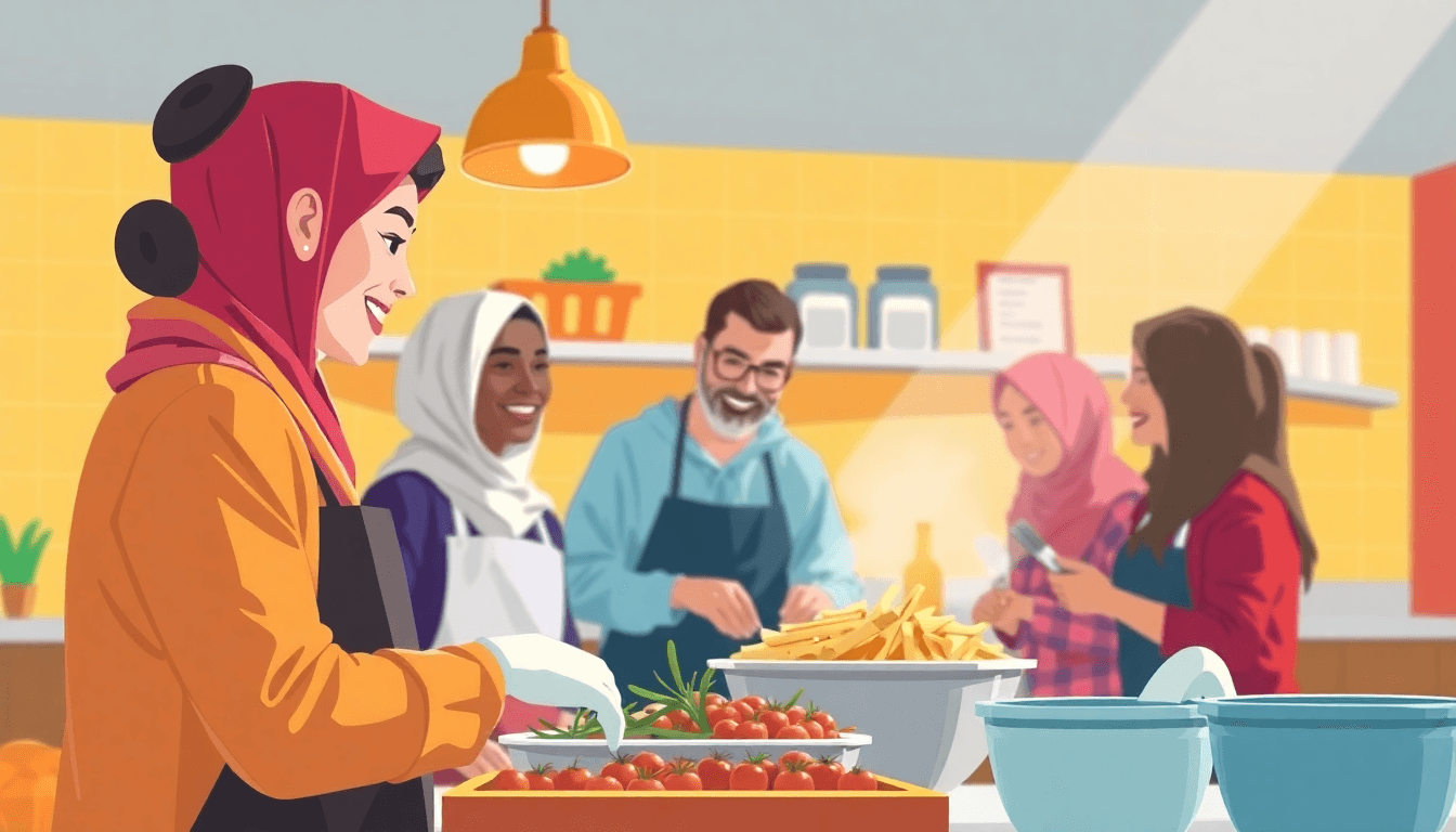 Muslim-Jewish Kitchen in Nottingham Combats Hate and Hunger - positive community news from Oxford, England