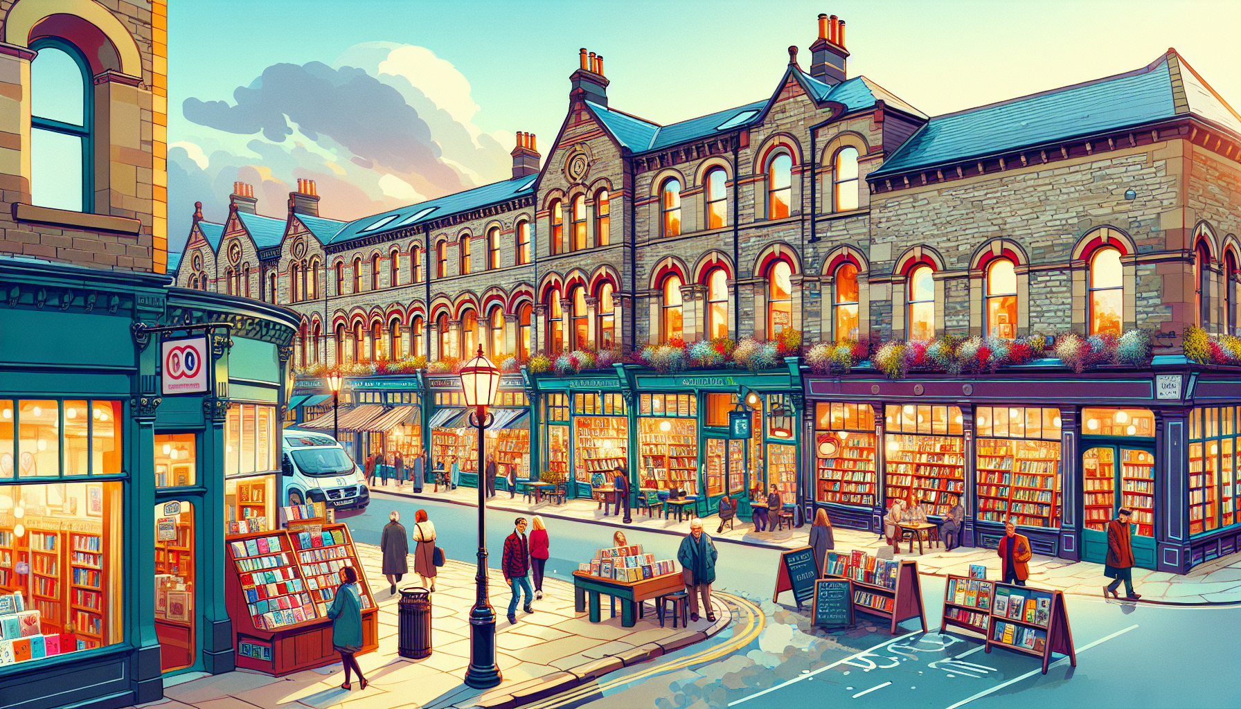 "Has Saltaire Heritage Village in Bradford become the UK's latest hotspot for independent bookstores?"