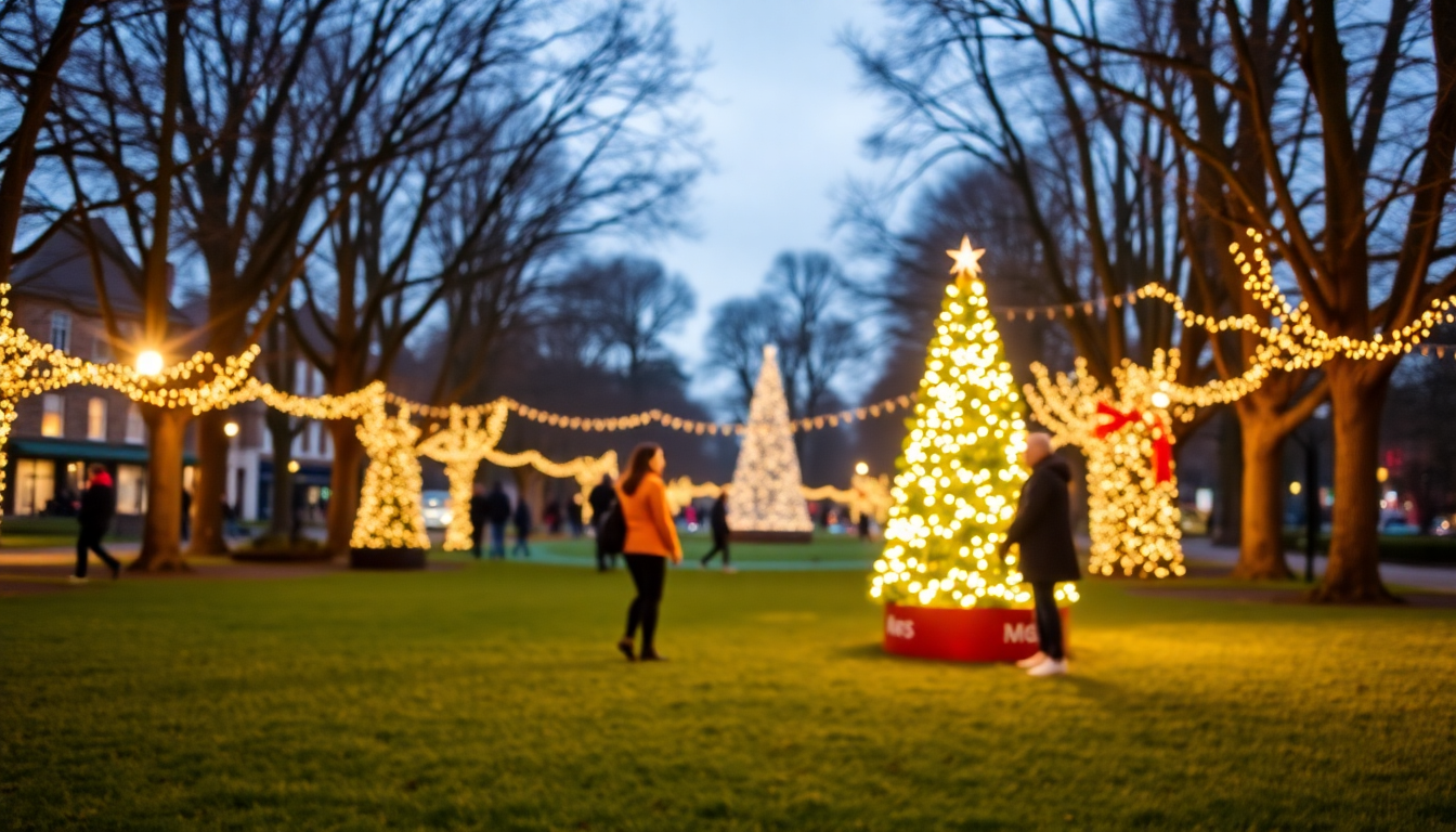 How is Roundhay Park in Leeds bringing the community together during the holiday season? - Leeds good news story