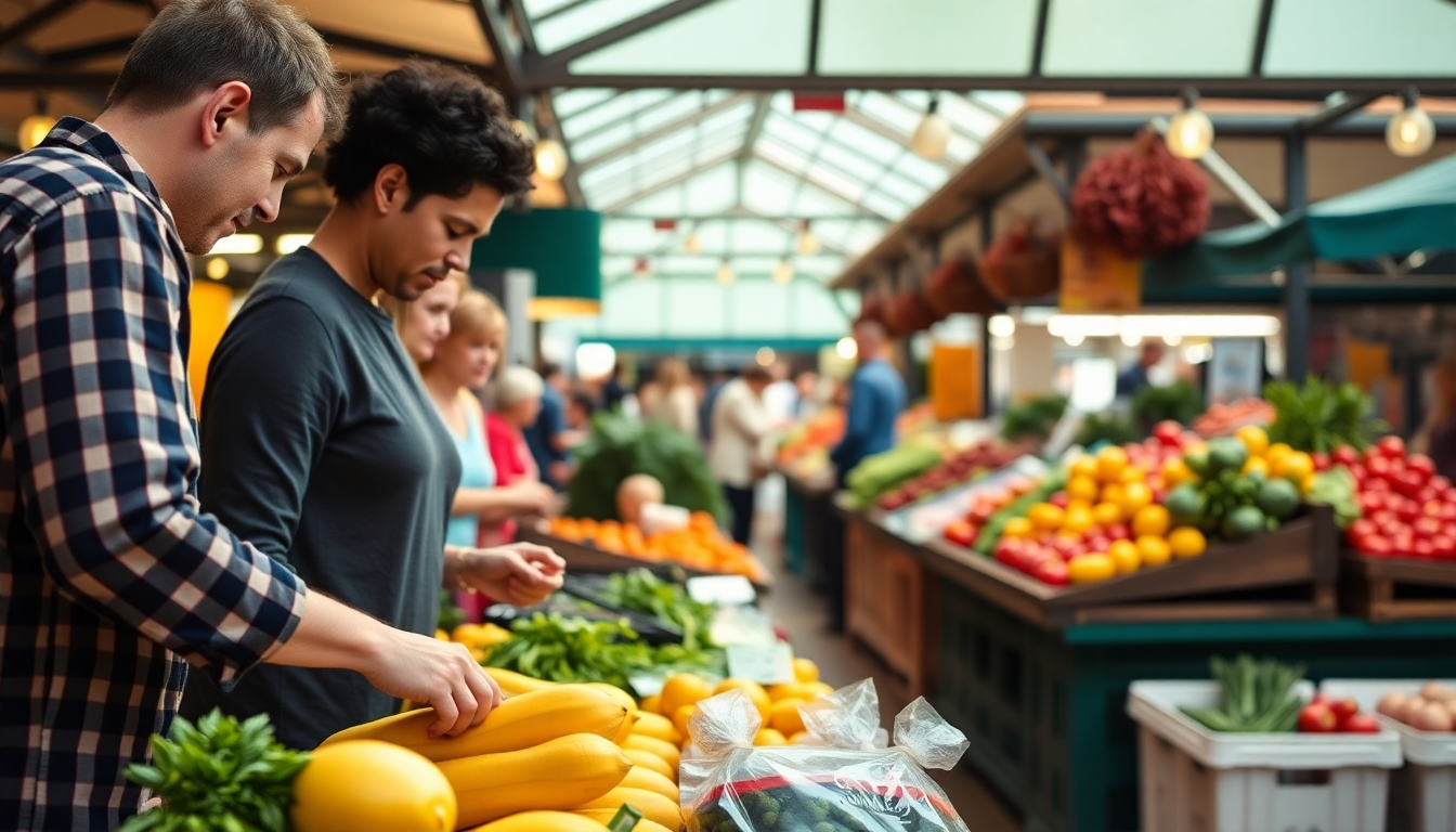 How is St Nicholas Market promoting sustainability and supporting local farmers? - Bristol good news story
