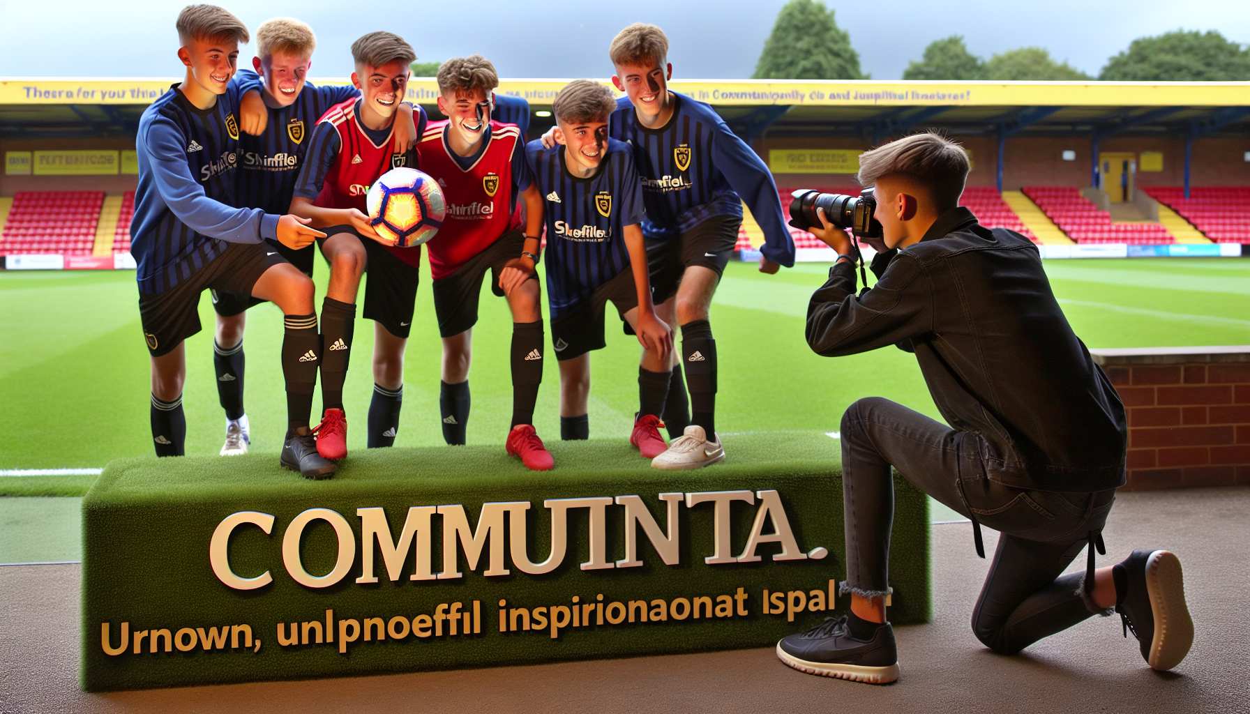 "Who are the inspirational youngsters on Sheffield FC's Youth Team making a difference in the local community?"