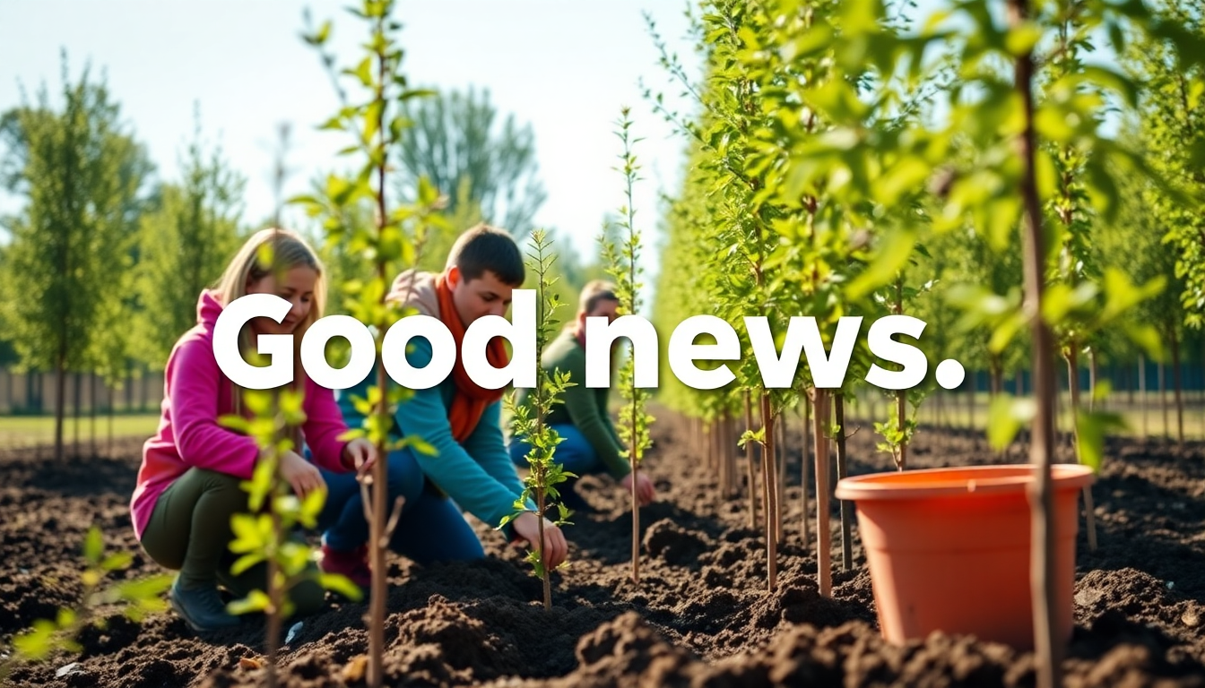 Who are the Oxford volunteers planting thousands of trees at Port Meadow for a greener future? - Oxford good news story